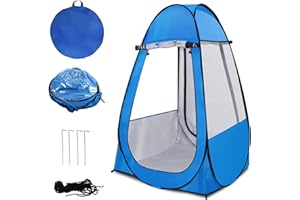 SANHESHUN Pop Up Tent, Clear Outdoor Tents Sports Fishing, Rainproof and Windproof Beach Camping, Lightweight and Sturdy, Easy Set Up, UPF 50+ Portable Folding 39" x 64"