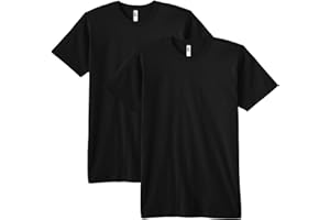 American Apparel Fine Jersey T-Shirt, Style G2001, 2-Pack