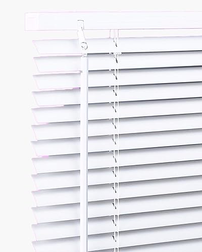 Funky Gadgets White PVC Venetian Blinds 105W x 150L Easy Fit