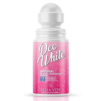 Bella Vita Organic Deo White Deodorant For Women 75 ml Roll On Natural Under Arm Skin