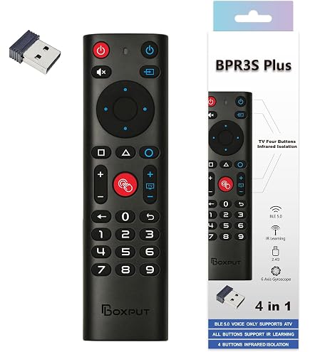 Télécommande BOXPUT ATV3 Lite De Rechange - Bluetooth, Commande Vocale, Compatible Q3/Q10/Lemon TV - 5