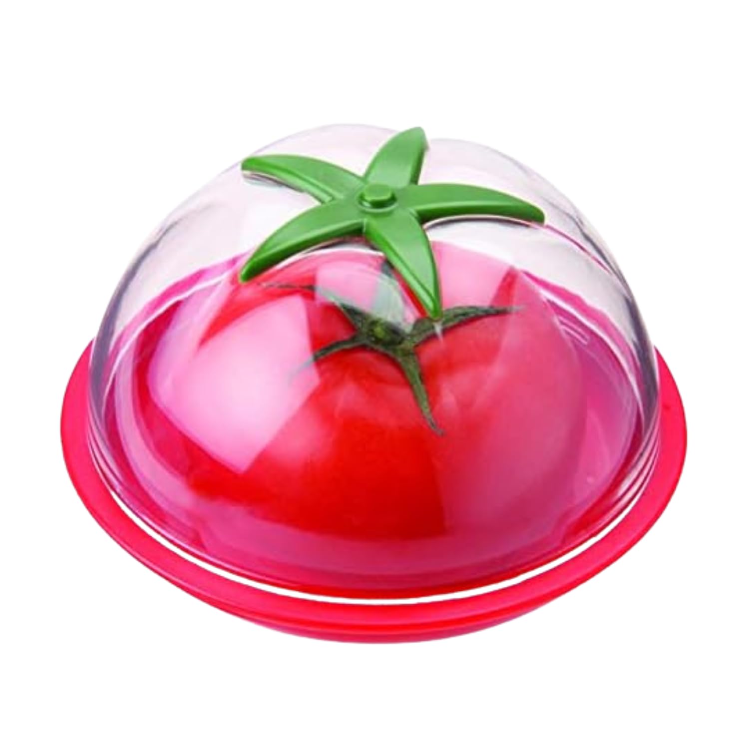 Joie Tomato Saver – Red Tomato Storage Container with Clear Lid, BPA-Free & Reusable, Keeps Produce Fresh, Red