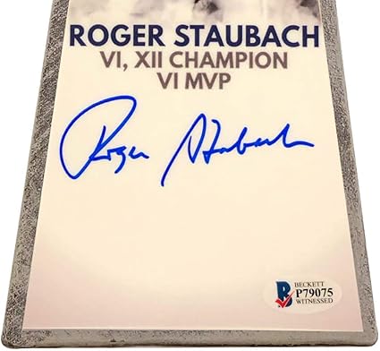 roger staubach signed jersey