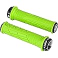 FIFTY-FIFTY Mountain Bike Handlebar Grips, Single Lock-on MTB Grips, Comfortable and Lock On, Non-Slip Bicycle Handle, Fit for All Mountain, Enduro, Downhill