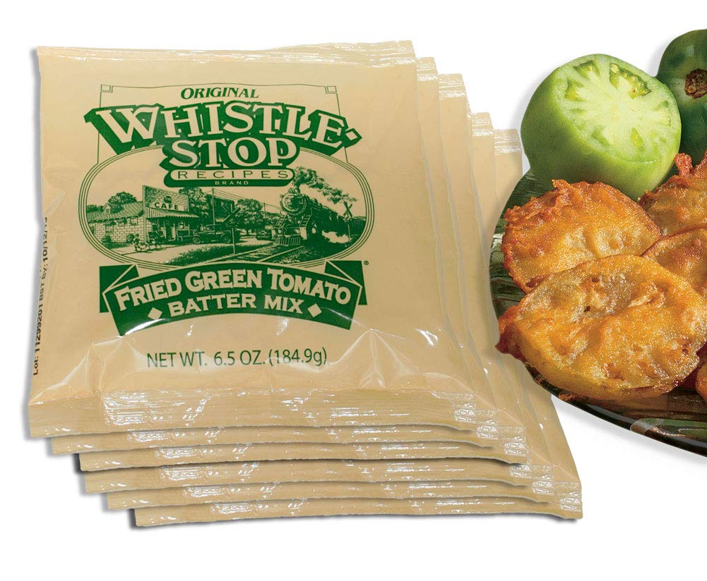 Original WhistleStop Cafe Recipes | Fried Green Tomato Batter Mix | 6.5-oz bags | Case of 6