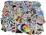{Factory Direct Sale} (Pack of 100) Stickers Skateboard Snowboard Vintage Vinyl Sticker Graffiti Laptop Luggage Car Bike Bicycle Decals mix Lot Fashion Cool