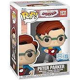 Funko Pop! Vinyl Figure, Spider-Man Peter Parker #1531, Entertainment Earth Exclusive, Marvel Animated Series, 4.25 Inch
