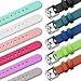 iBREK Replacement Bands with Metal Buckle for Fitbit Flex 2-3 Pack:Light Pink&White&Teal(No Tracker)
