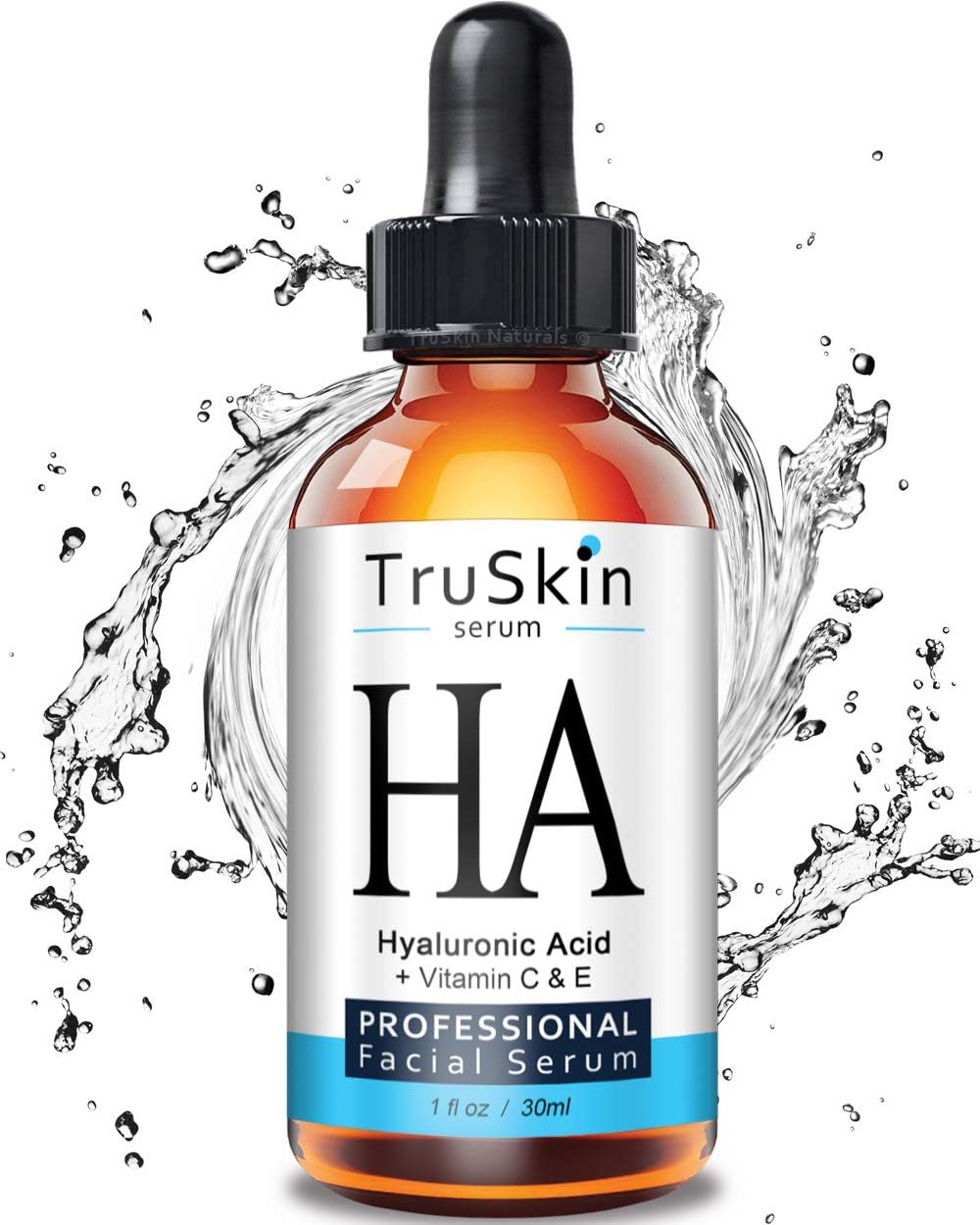 The BEST Hyaluronic Acid Serum for Skin & Face with Vitamin C, E, Organic Jojoba Oil, Natural Aloe and MSM - Deeply Hydrates & Plumps Skin to Fill-in Fine Lines & Wrinkles - (1oz)