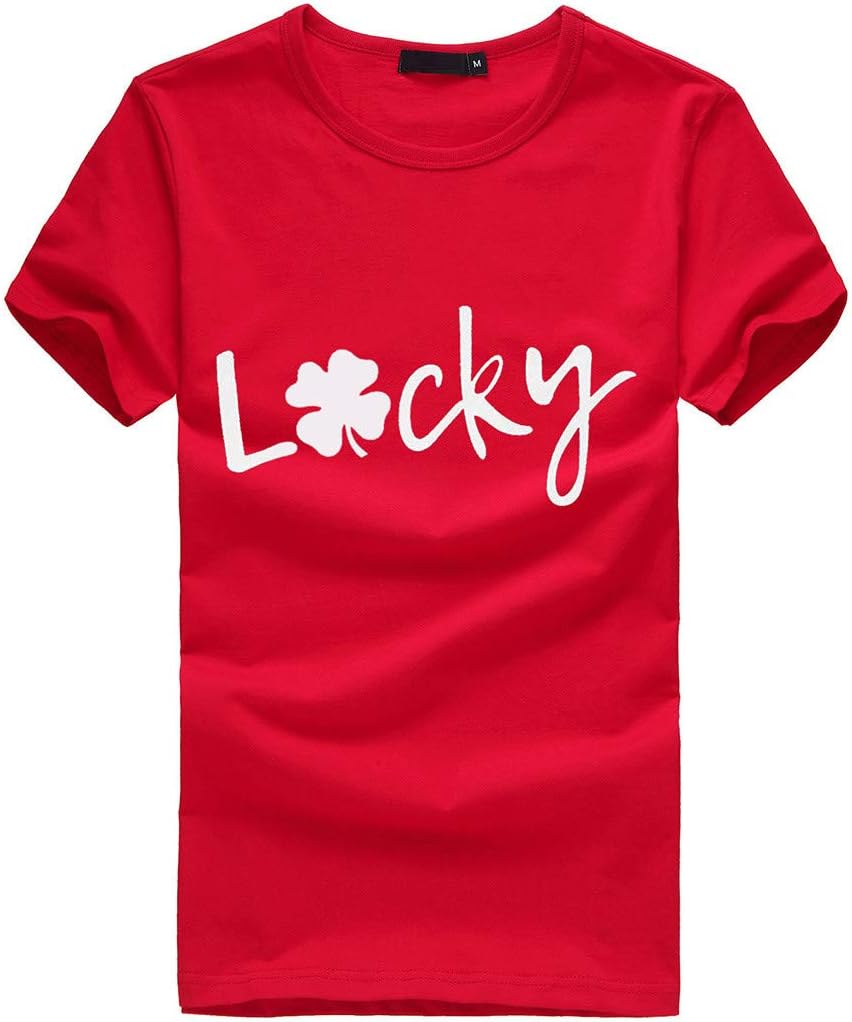 Yihaojia Women Blouse Women T-Shirt Summer Tee Letter Print Loose Blouse Tops