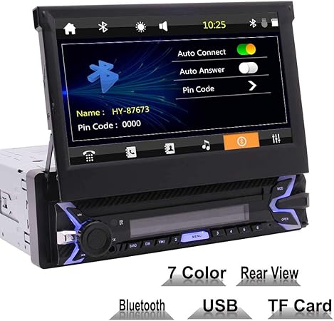 Amazon 2つの人気のui Hdリアビューカメラ付き シングルdinカーステレオラジオ受信機のマルチメディアエンターテインメントプレイヤーサポートのbluetooth Usb Tf Am Fm Rdsのaux入力swc Gps オーディオ一体型ナビ 車 バイク