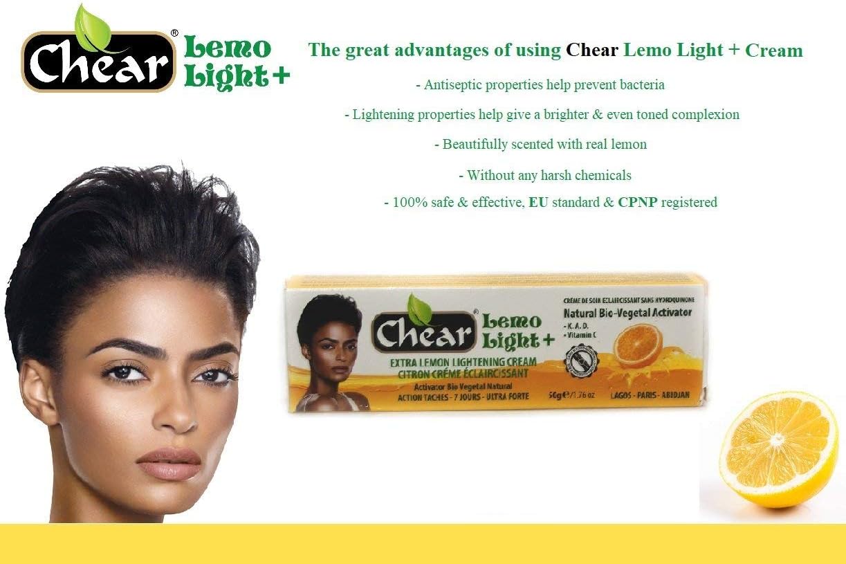 Lemo Light+ Skin Brightening Face Cream Tube 50g, with extra lemon oil, Vitamin C, Kojic Acid, Hyper pigmentation, dark spots - Image 3