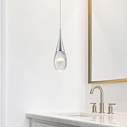 JoollySun Crystal Pendant Light Fixtures: Chrome