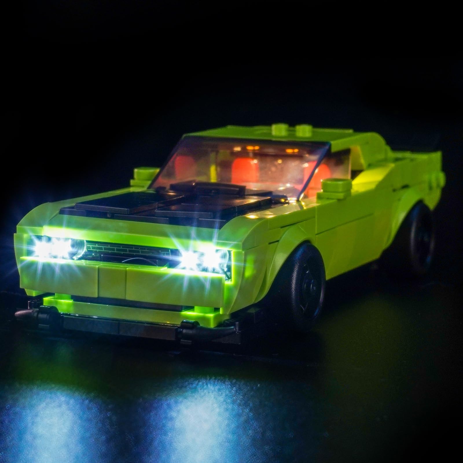 Led Licht Set Kompatibel mit Lego 77237 Dodge Challenger SRT Hellcat Sports Car (Kein Modell), Dekorationsbeleuchtungsset Compatible with Lego Dodge Challenger SRT Hellcat Sports Car