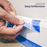 Safero Blue Masking Tape 48mm x 50m - UV Resistant, Heavy Duty, Sharp Edges view 3