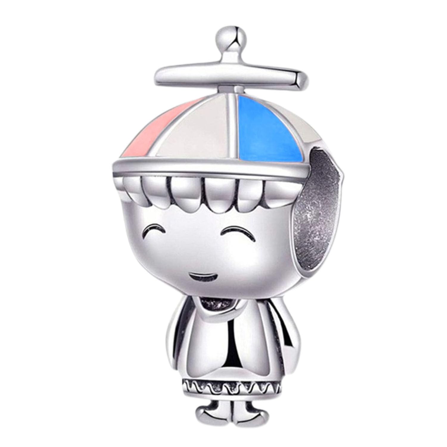 Boy Charm 925 Sterling Silver Birthday Bead Children Anniversary Pendant for Pandora Charm Bracelet (Boy)