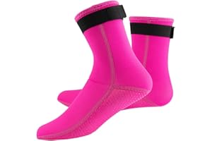 YDQUANI Wetsuit Socks 3mm Neoprene Diving Socks Thermal Anti-Slip Scuba Socks Water Booties for Swimming Water Sports