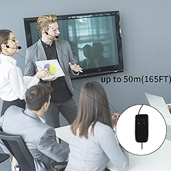 Wireless Microphone System for 2 People, 2.4G Dual