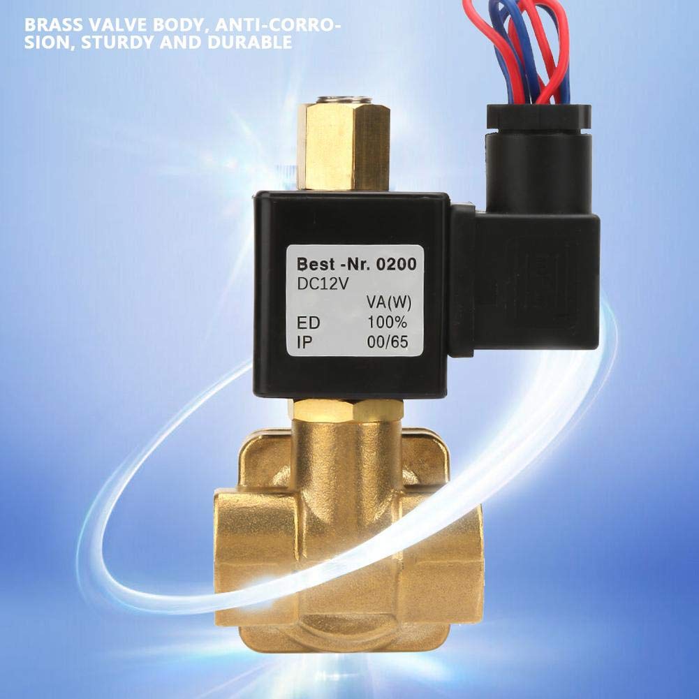 Elettrovalvola A Solenoide DC12V G1/2 – Normalmente Chiusa – Per Acqua E Solare - 2