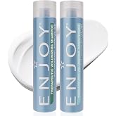Enjoy Therapeutic Volumizing Shampoo &amp; Conditioner Set for Fine &amp; Thinning Hair, Aroma-Therapeutic Scalp Stimulating, Lightweight, Color-Safe Volume, pH 4.5-5.5, 10.1 Fl Oz