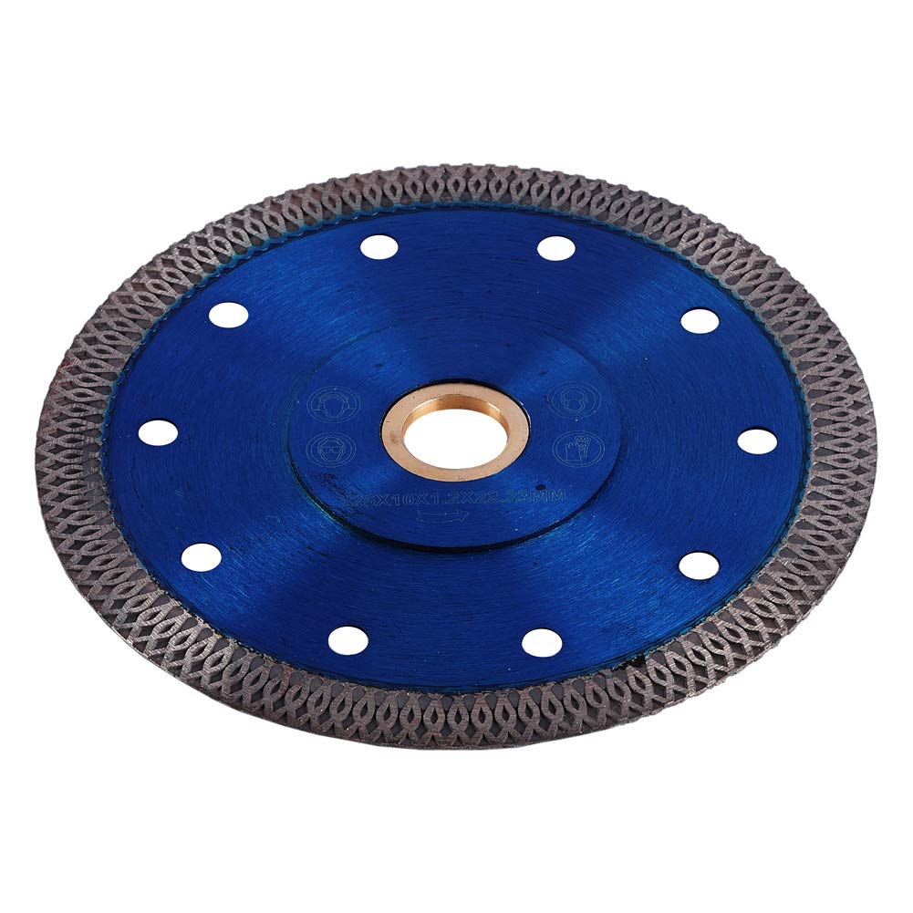 GoYonder 5 Inch Super Thin Diamond Saw Blade for Cutting Porcelain Tiles,Granite Marble Ceramics (5"), Blue, 5" - Image 5