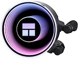 Thermalright Frozen Notte 240 Black ARGB CPU AIO Liquid Cooler 1200 1700 AMD view 3