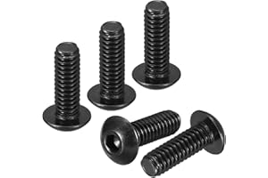 DTGN #8-32x1/2 Button Head Socket Cap Screws - 30Pack - Good for Road Bicycle, Mountain Bike, Auto, Motorcycle - 304 Stainles