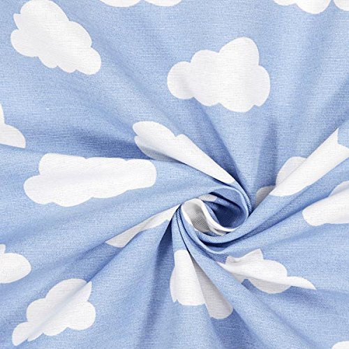 Lampshade In A Cute Cloud Print Fabric Handmade Lampshade