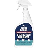 Rocco &amp; Roxie Enzyme Stain &amp; Odor Eliminator, 32 Fl Oz | Bio-enzymatic urine destroyer; CRI Certified Safe; made in USA; for carpets, bedding, litter boxes, crates &amp; cars