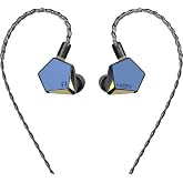 HiBy x FAUDIO Project Ace HiFi IEMs 12mm Mg-Alloy &amp; Be-Plated Dynamic in-Ear Headphones Wired 3.5mm+4.4mm Plugs