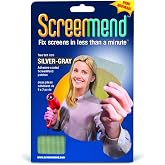 Window Screen Repair Kit - 5"x7" Patch Silver (2 Patches)
