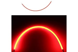 300mm DC3V 130/300mm Flexible Filament, LED Filament Edison Bulb LED Bead Diodes Light Accessories, Warm Light (Red)