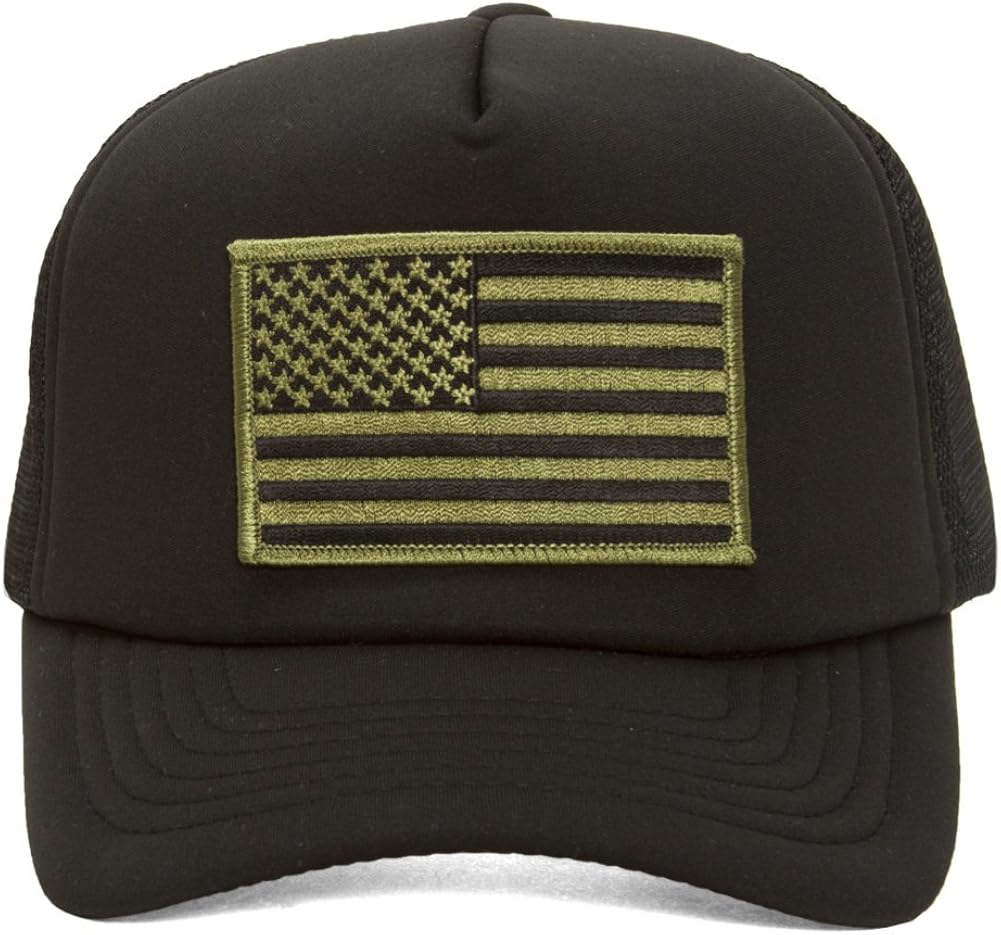 military hats with patches