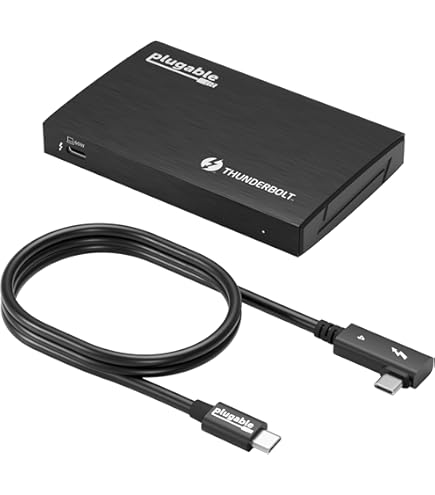 Plugable 4-in-1 Thunderbolt 4 ハブ Amazon.com: Plugable Thunderbolt 4 Hub Bundle Includes USB-C to 4K