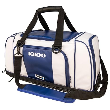IGLOO Tacical Marino - Bolsa de Deporte, Color Blanco/Azul Marino ...
