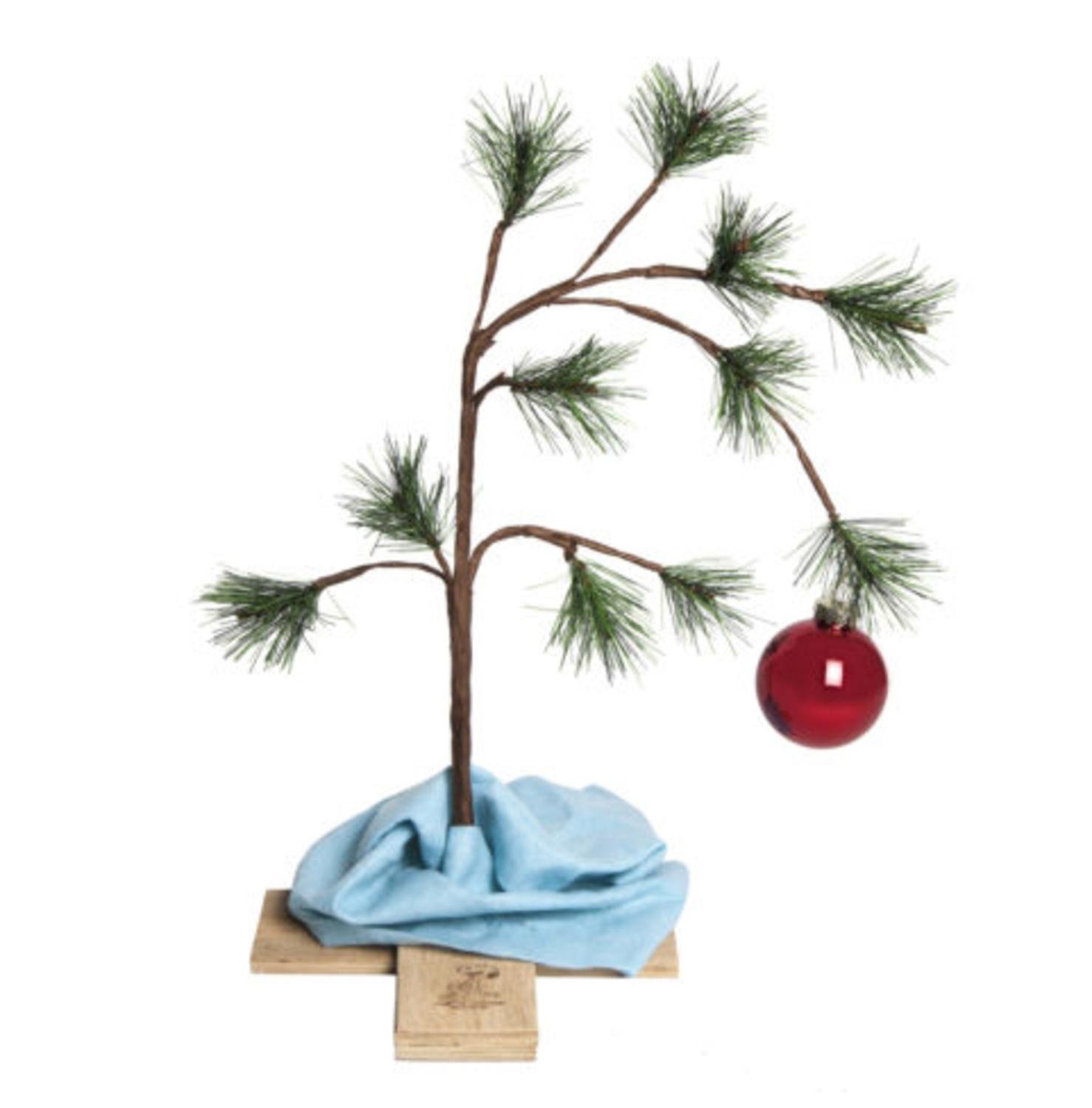 Photo 1 of **MISSING PARTS**
24" The Original Charlie Brown Artificial Christmas Tree Decoration - Unit