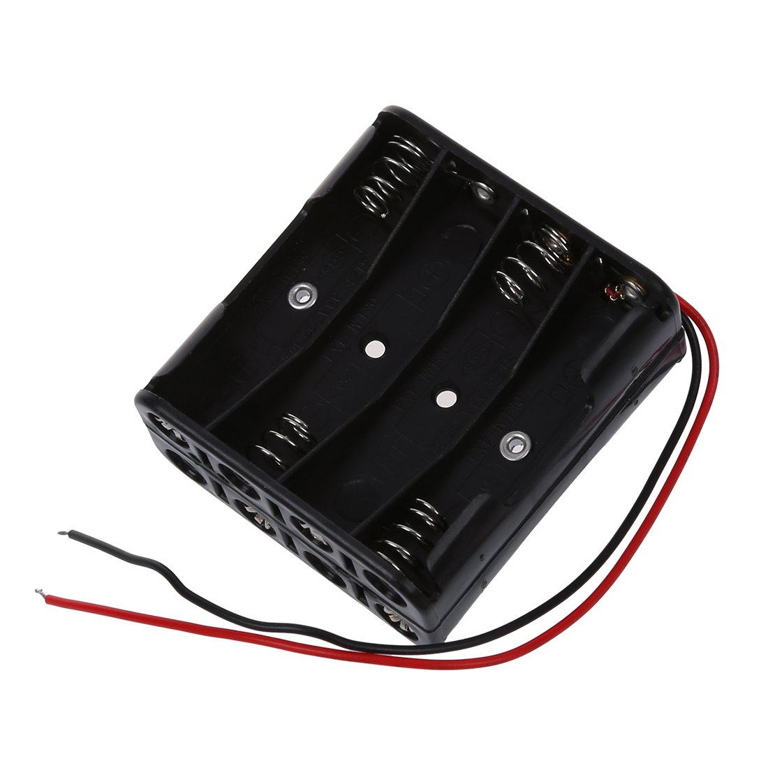 8AAA Battery Spring Clip Holder Case Plastic Box Tow