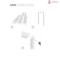 SARTODOORS French Double Panel Lite 56 x 80 with