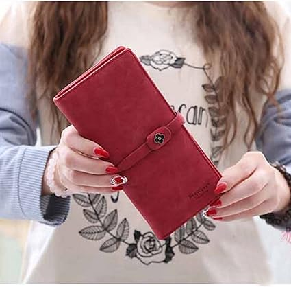 Amazon Co Jp Yoho 長財布 レディース 長財布 可愛い お嬢さん 女性 韓国タイプ 高級性 ラウンドファスナー 二つ折り クラッチバッグ 長財布 大容量 カードがたくさん入る 牛革製アコーディオン長財布 マンズ 人気 贈り物 プレゼント レッド 文房具 オフィス用品