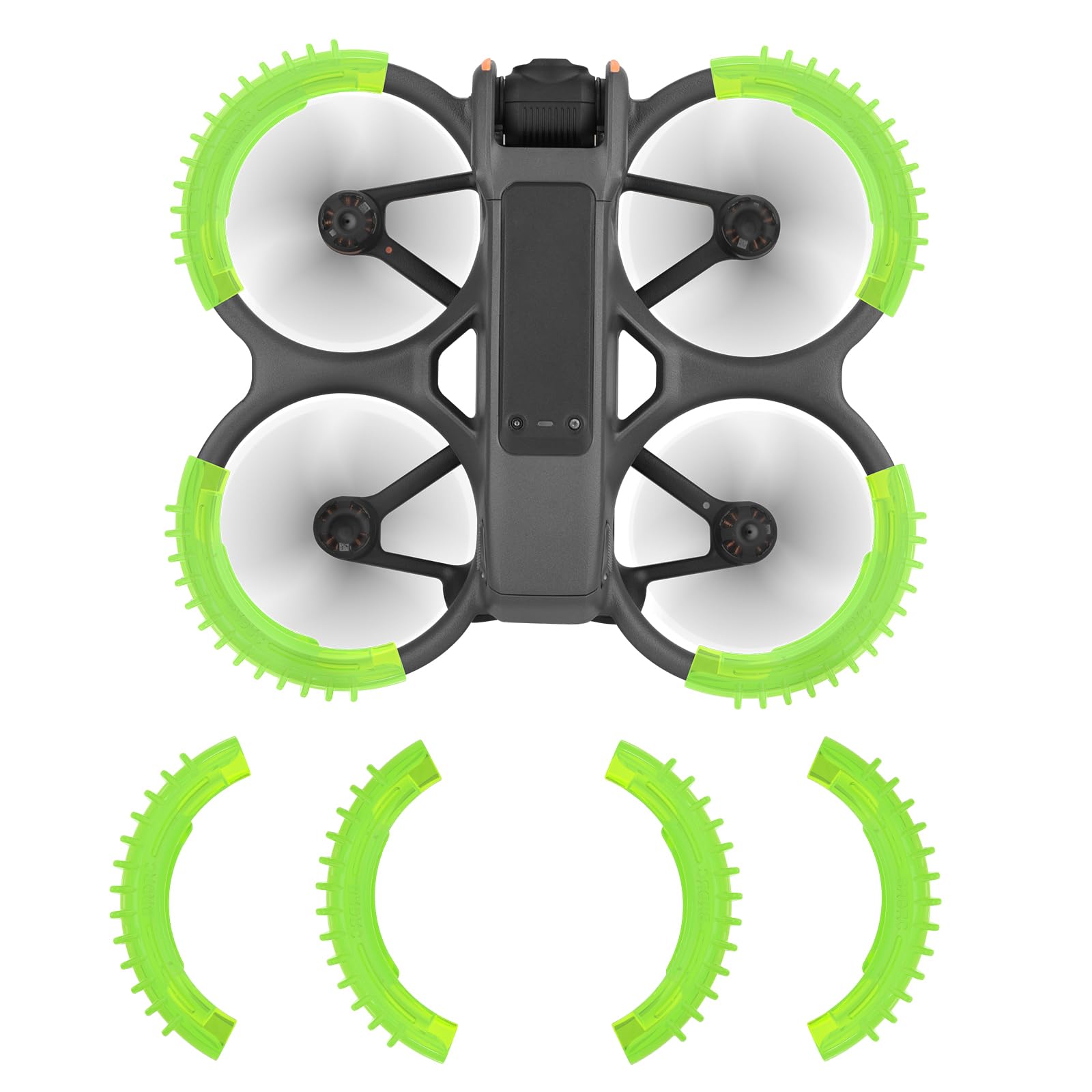Propeller Guard for DJI Avata 2, Anti-Collision Protective Bumper Ring Impact Protectors for DJI Avata 2 Accessories(Green)