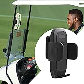 UYODM Golf Cart Magnetic Phone Holder Mount, Ultra Strength 6*N52 Magnets Cell Phone Caddy Compatible with EZGO Club Car Yamaha,Fit for Most Smartphone,Thick Case Friendly