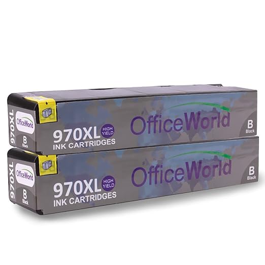 title=OfficeWorld Cartucce Compatibili Sostituzione per 970XL 2 Nero Cartucce