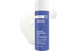 Paula's Choice Resist Advanced Replenishing Face Toner, Anti-Aging Facial Toner with Hyaluronic Acid, Vitamin C & E, Softens,Lightweight Hydration & Replenishes Dry Skin, Fragrance-Free, 4 fl oz