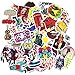 Yalis 200Pcs Cute Waterproof Laptop Decals Sticker, Cars,Motorcycle,Bicycle,Skateboard DIY Bumper Vinyls Sticker, Radomly