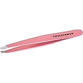 Tweezerman Slant Tweezer &ndash; Tweezers for Eyebrows Tea Rose