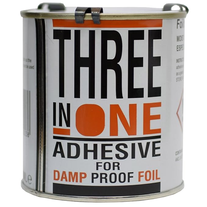 Transtools Three in One Damp Proof Lining Foil Paper Adhesive 500ml