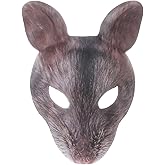 Hosfairy 1Pcs Party Mouse Mask Animal Mouse Mask Mouse Halloween Mask for Easter Halloween Christmas Cosplay Party Props