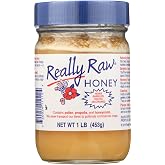 Really Raw Honey, 2 Packs, Straight from the Hive, Never Heated or Filtered (1 Pound (Pack of 2)