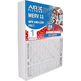 AIRx Filters 16x28x6 Furnace AC Filter MERV 11 Allergy 401 | MERV 11 Allergy filter, compatible with Aprilaire 401; reduces dust and allergens; single filter, made in the USA.