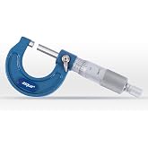 Dasqua Outside Micrometer, 0-1" Range, 0.0001" Accuracy Industrial Tools, Carbide-Tipped, Stainless Steel Precision Machinist Tools